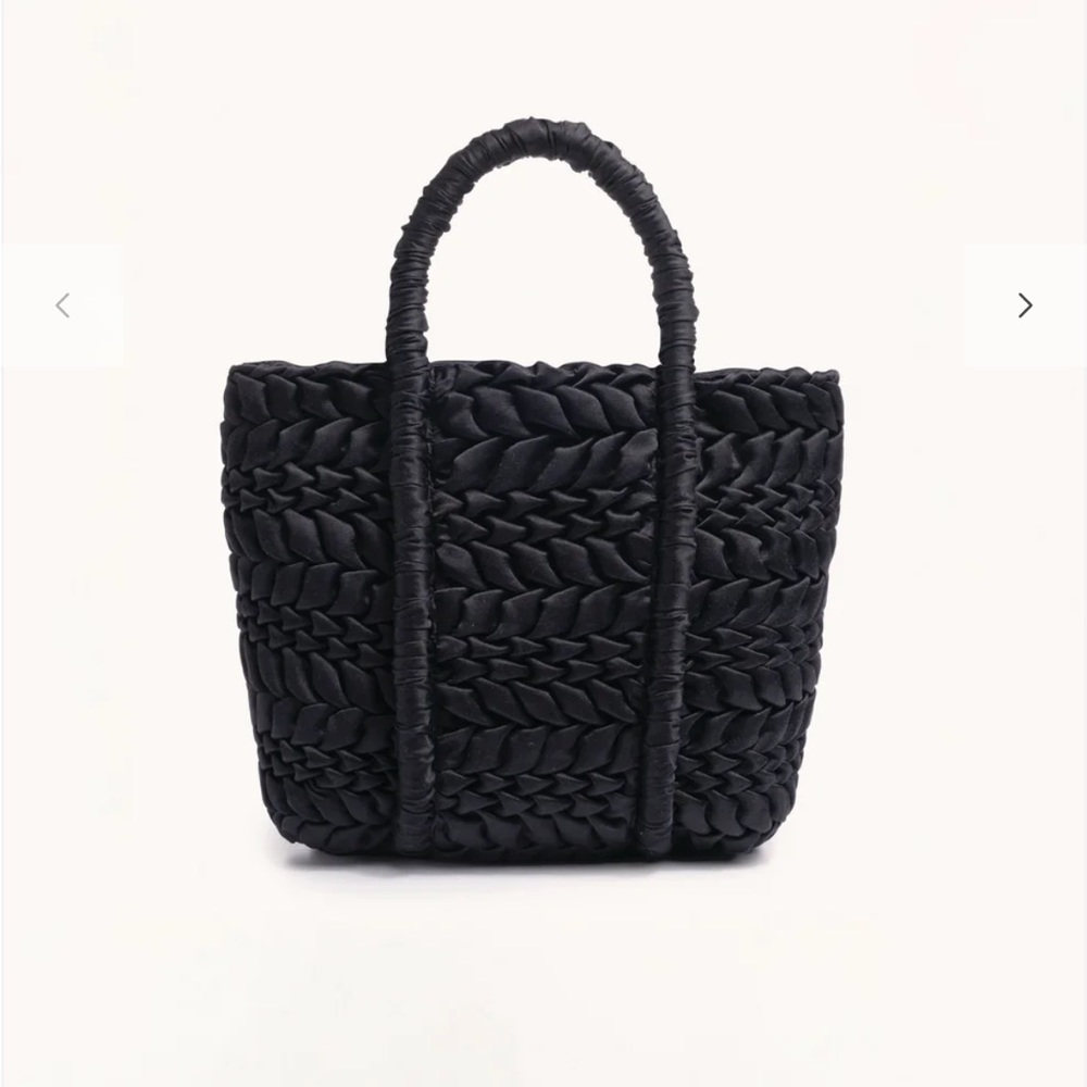 Merlette Asha Mini Cotton Silk Bag in Black